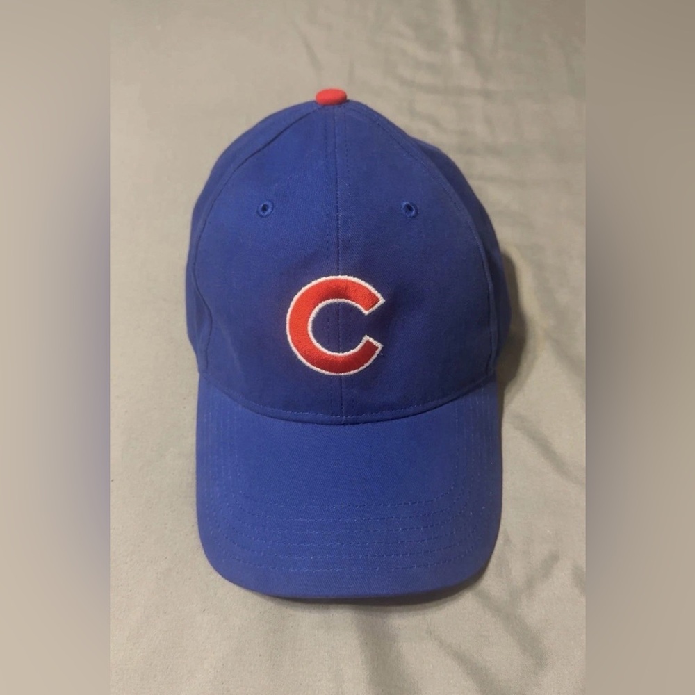 Chicago Cubs Blue Youth Baseball Cap Hat One Size Genuine Merchandise MLB Cotton